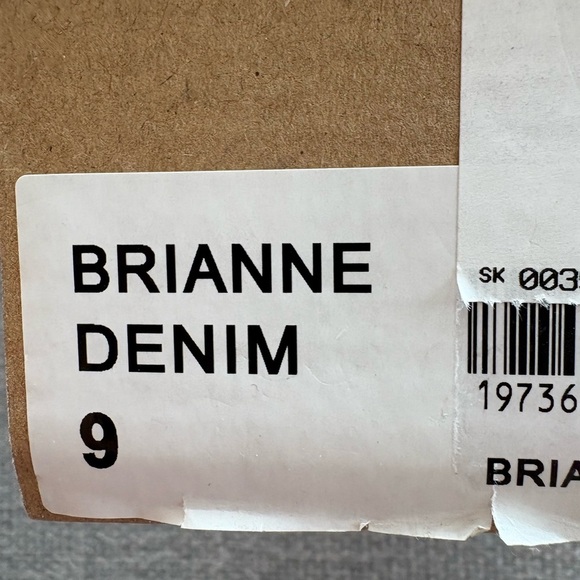 Steve Madden Brianne Denim Pointed Stiletto Mules, Size 9 brand new with box - Picture 4 of 16